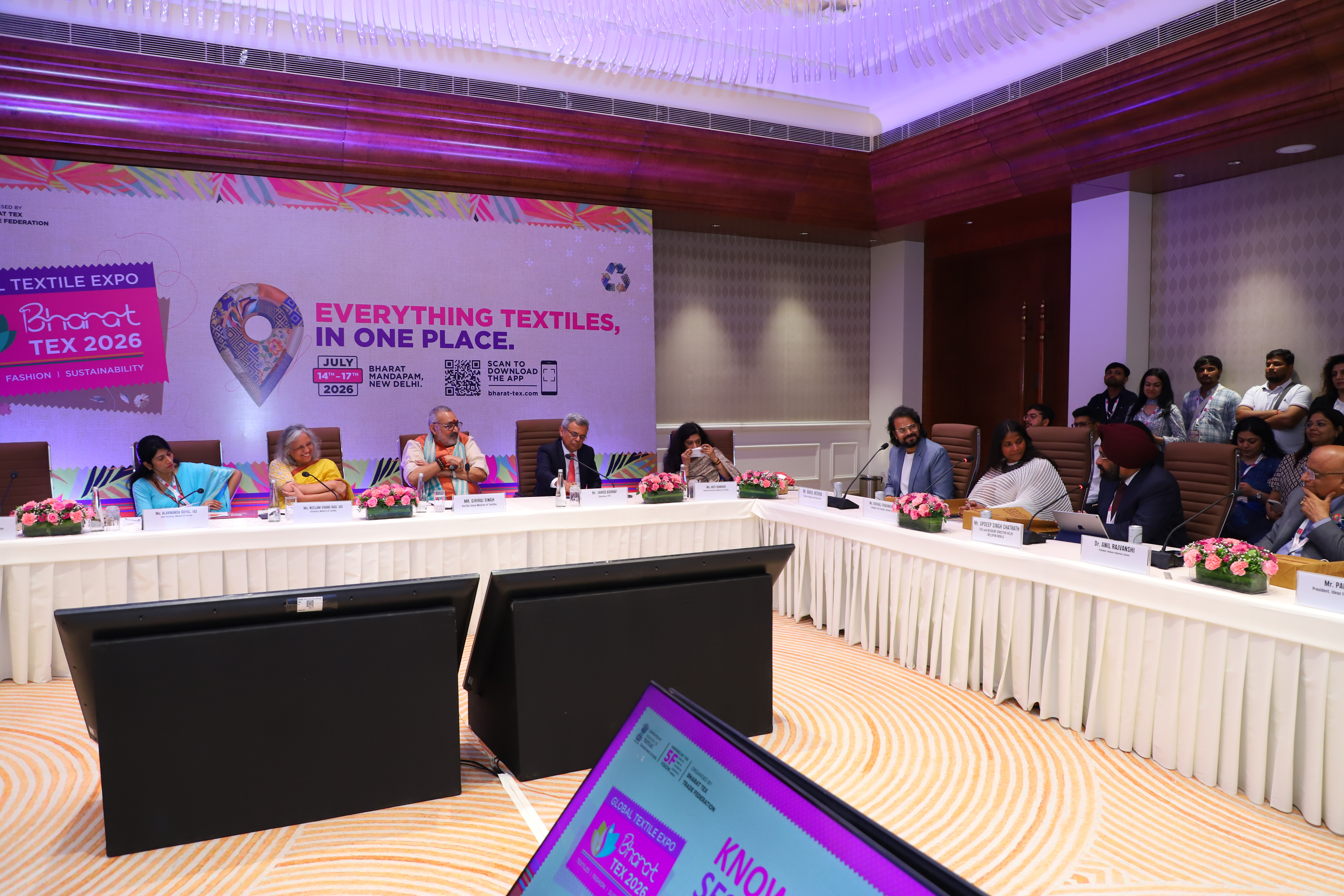 &ldquo;Indian Brands, Global Ambitions&rdquo; session under Bharat Tex 2026